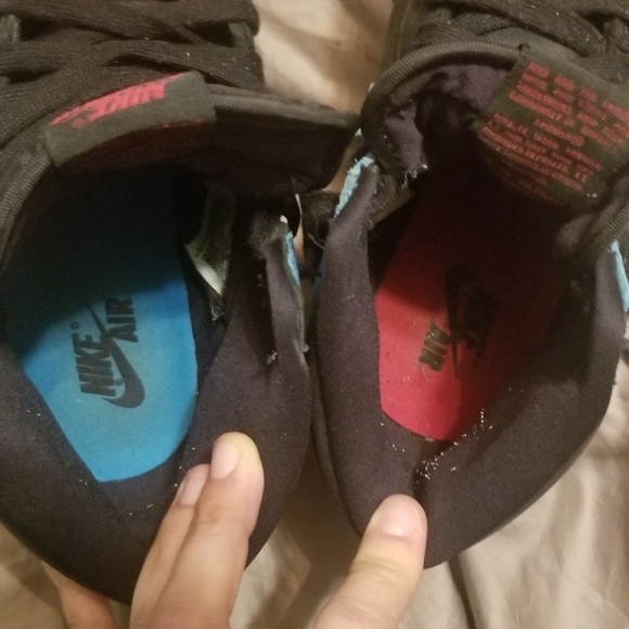 Nike Air Jordan 1 High OG UNC to Chicago Sneakers. Women Size 9.5. Boys Size 7.5 - Picture 11 of 12